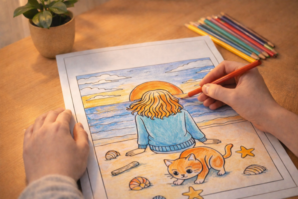 coloriage anti stress à télécharger