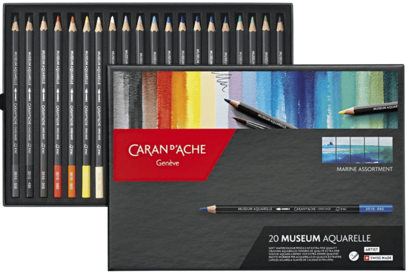 crayons de couleur de qualité sur Mila Pastel