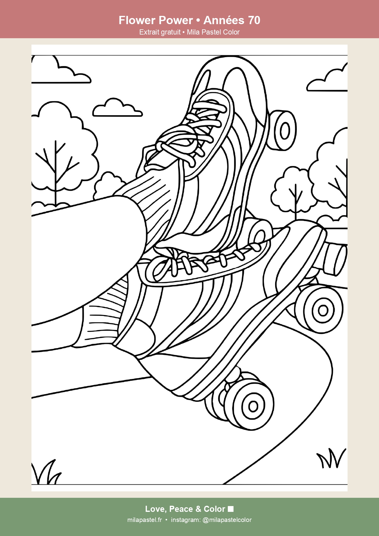 Flower Power Années 70