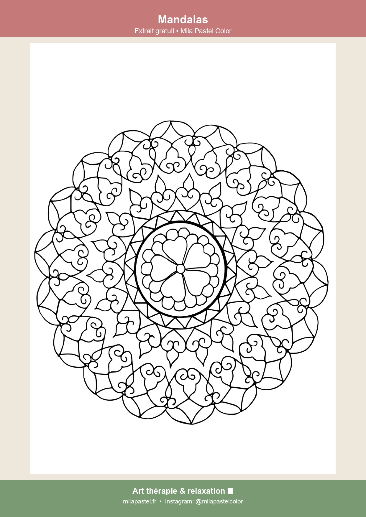 Mandalas Art thérapie