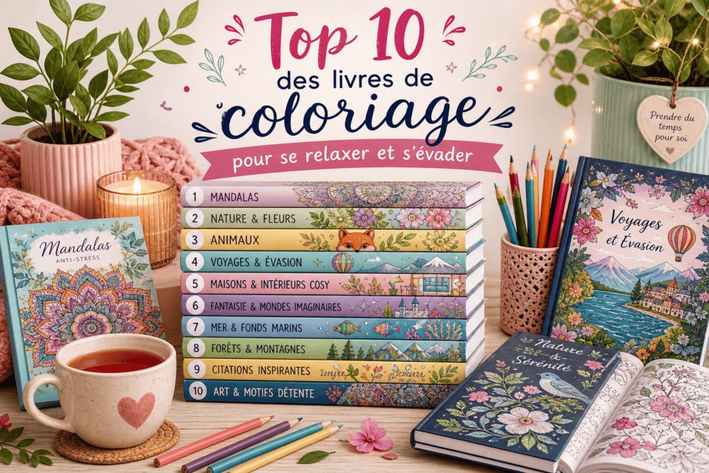 Top 10 des livres pour se ralaxer