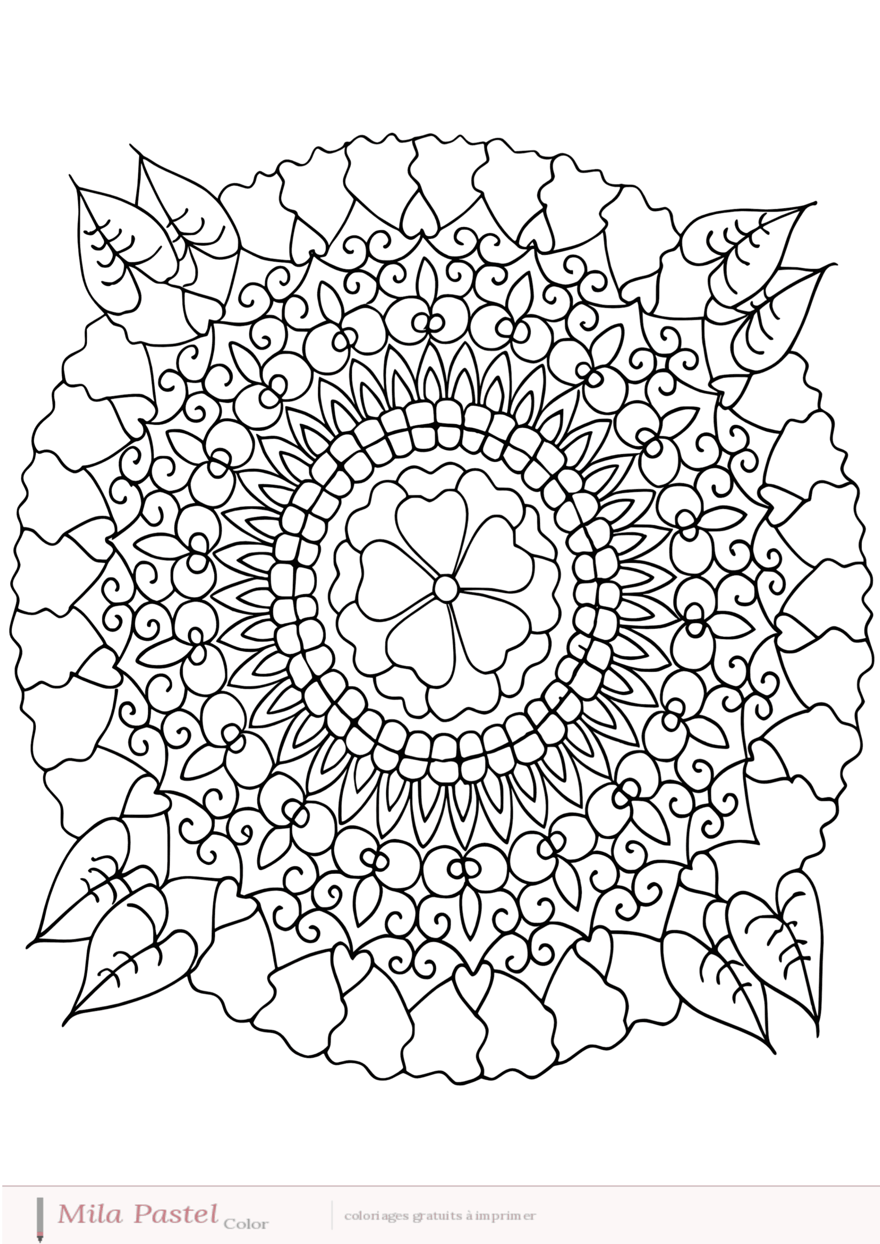 Mandala floral