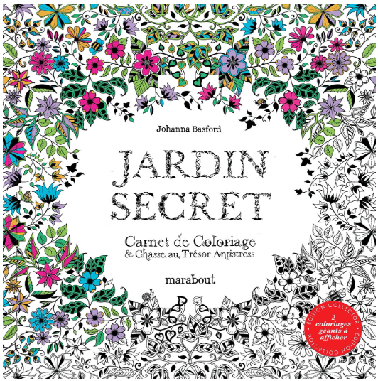 livre de coloriage Jardin secret de Johanna Basford