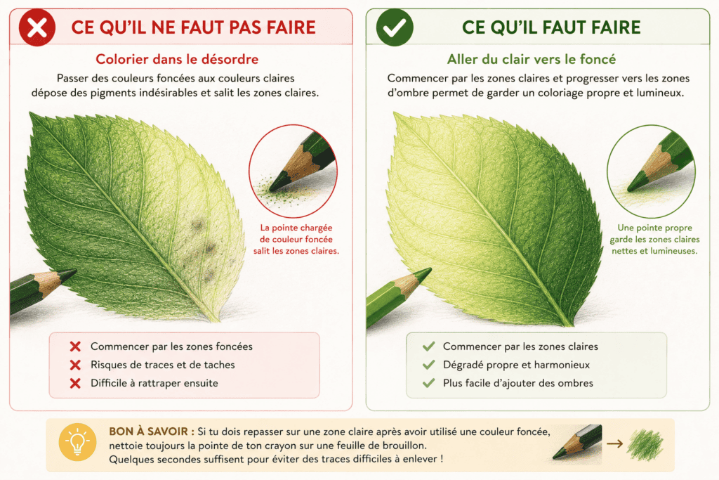 Salir les zones claires