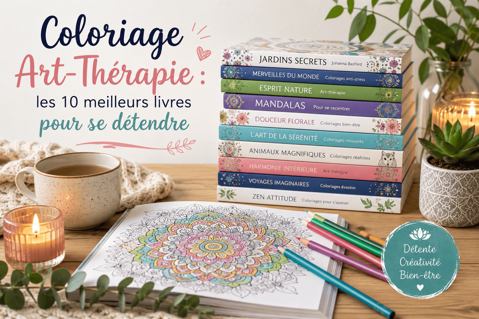 coloriage art thérapie