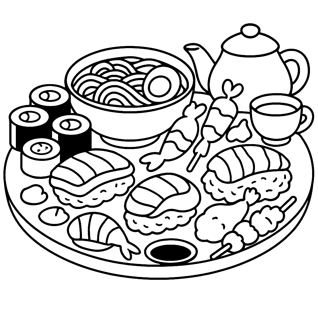 Coloriage kawaii gratuit à imprimer