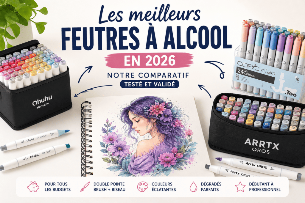 Les meilleurs feutres à alcool en 2026 : notre comparatif