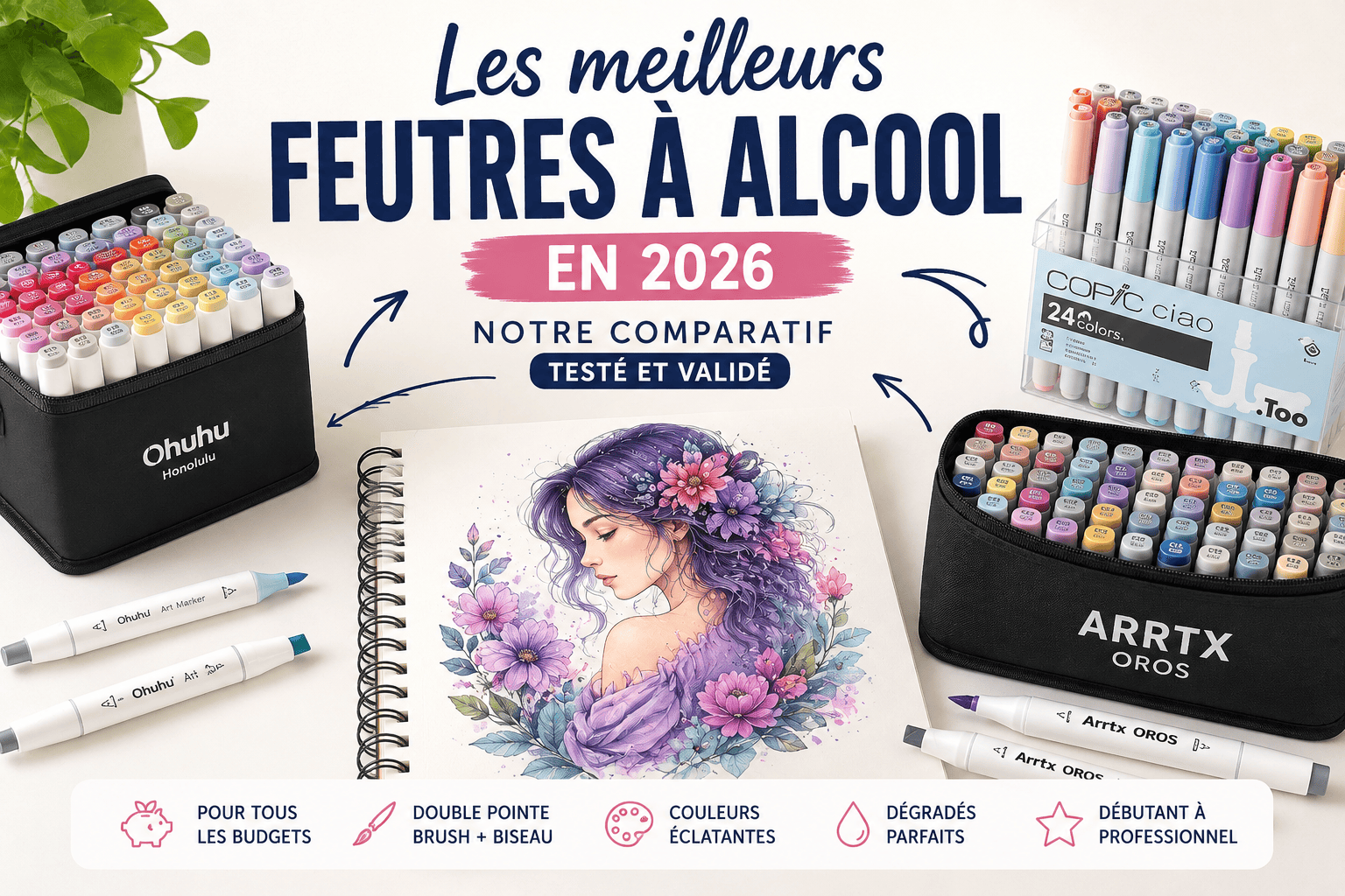 comparatif les meilleurs feutres à alcool