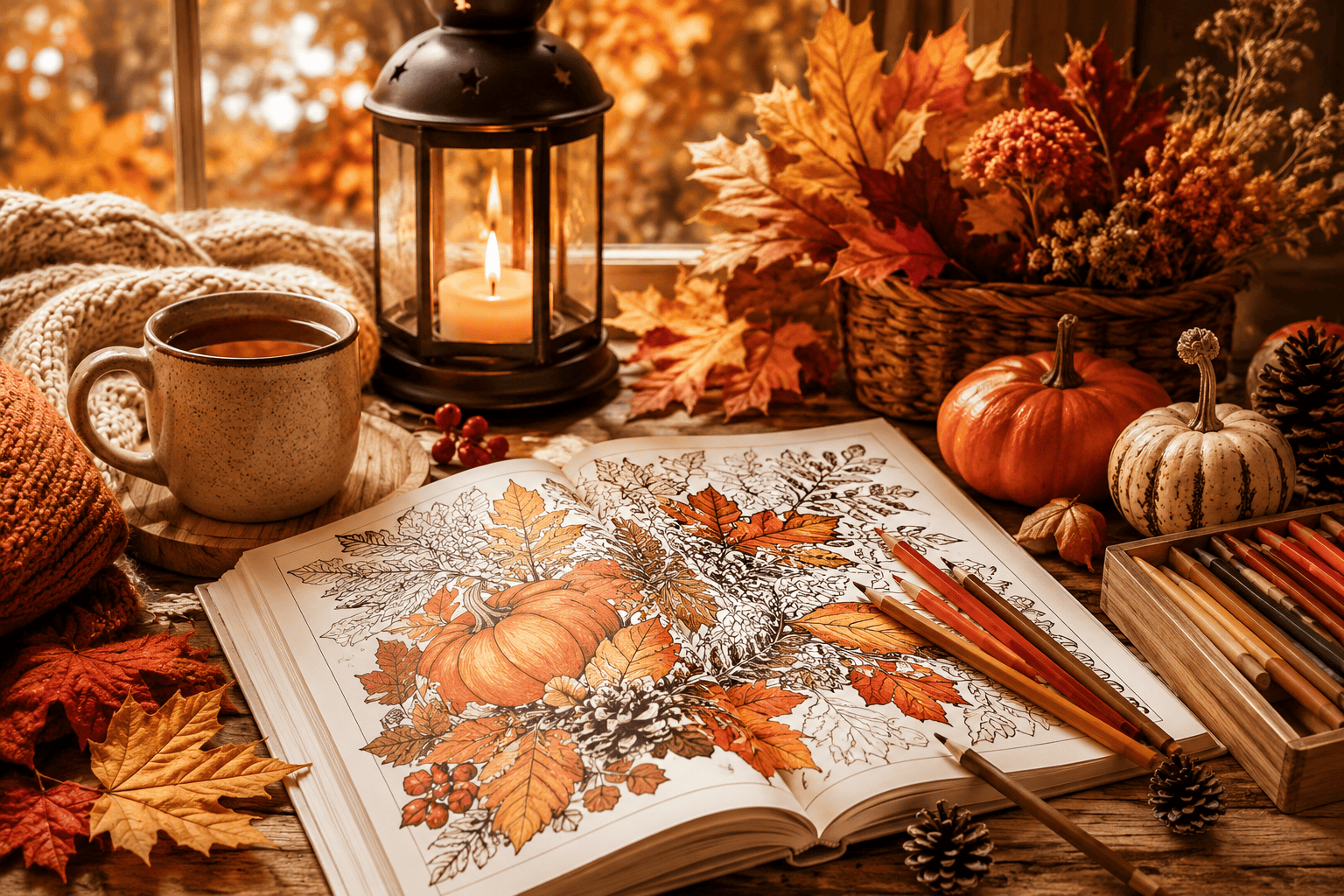 Les meilleurs livres de coloriage automne pour adultes