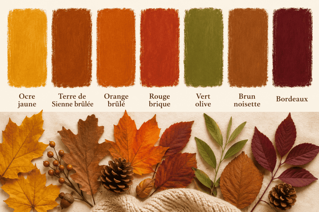 Palette de couleur pour coloriage